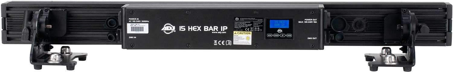 ADJ American DJ 15 HEX BAR IP RGBWA Plus UV LED IP65 Linear Fixture