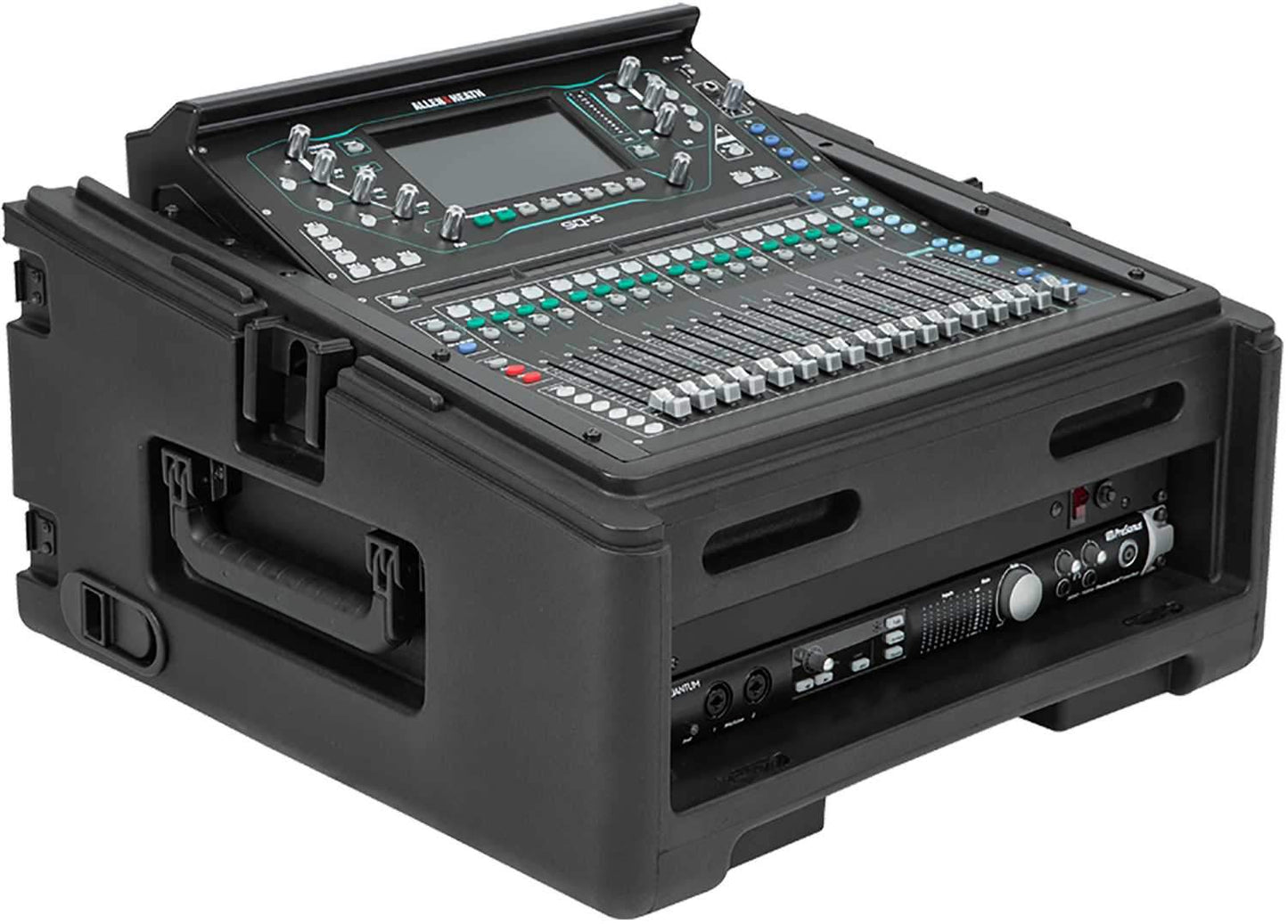 SKB 1SKB-R102W 10U x 2U Rolling Compact Rack Rig