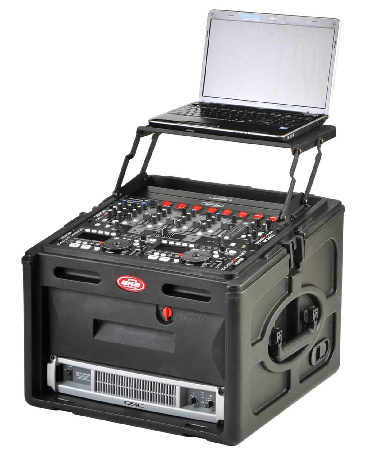 SKB 1SKB-R106 10U x 6U DJ Roto Rack Equipment Case