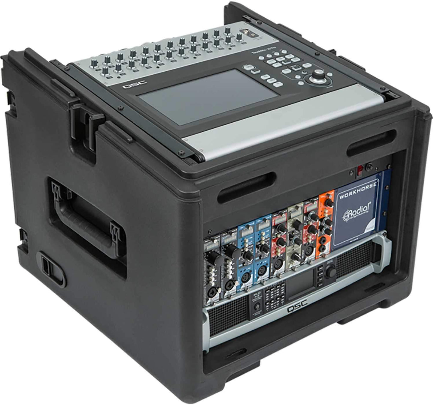 SKB 1SKB-R106W 10U x 6U Rolling Compact Rack Rig