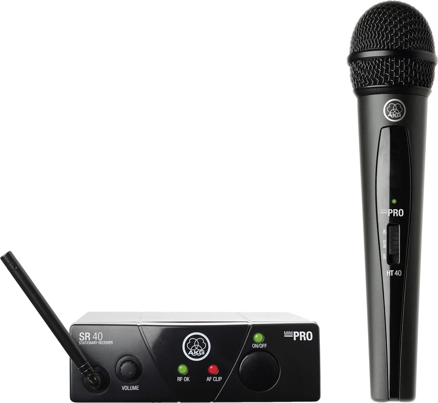 AKG 3347X00140 / WMS40 Mini Single Vocal Set Wireless Microphone System - Band US25-D