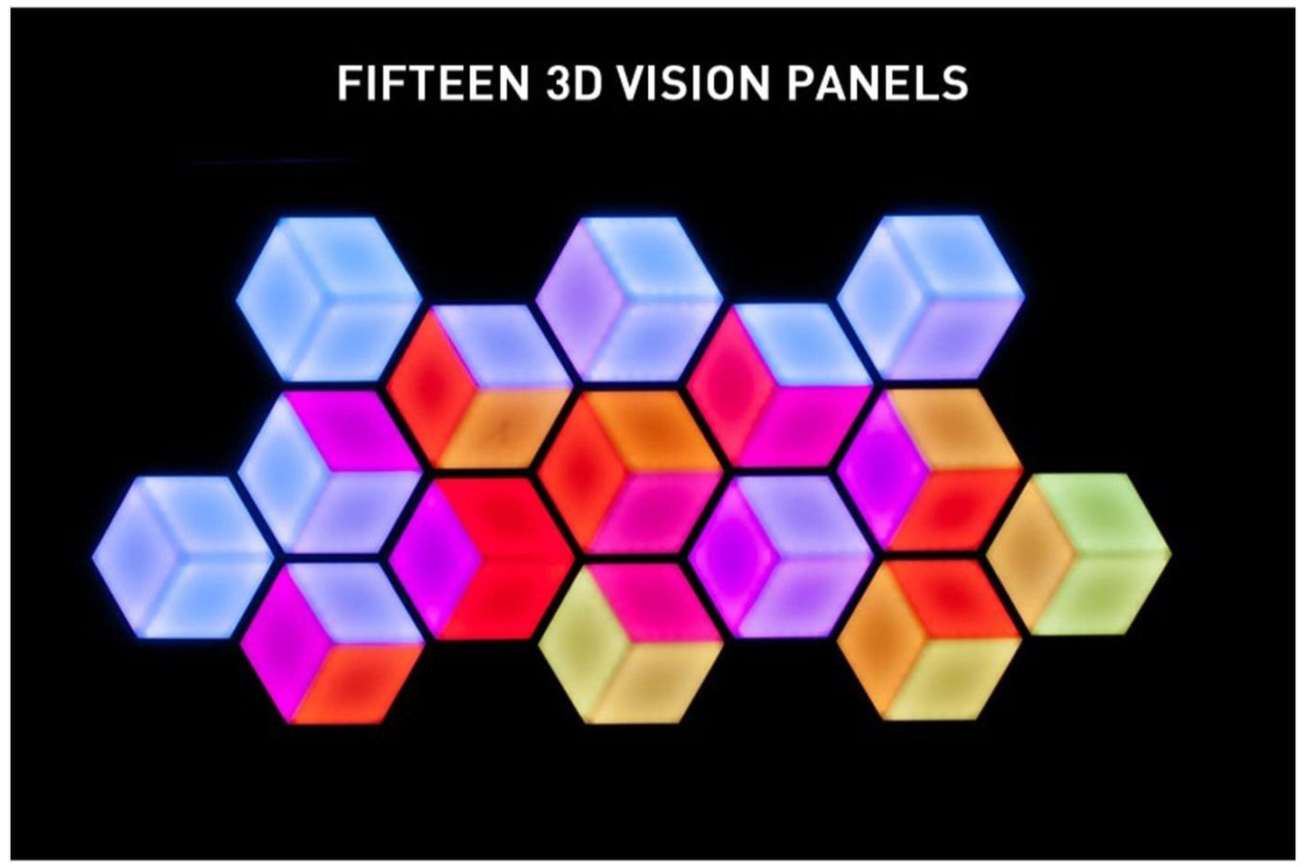 ADJ American DJ 3D Vision Plus Hexagonal RGB LED 3D Effect Panel