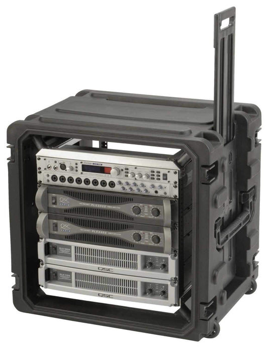 SKB R10U20W 10U Shockmount Amp Rack Case with Whee