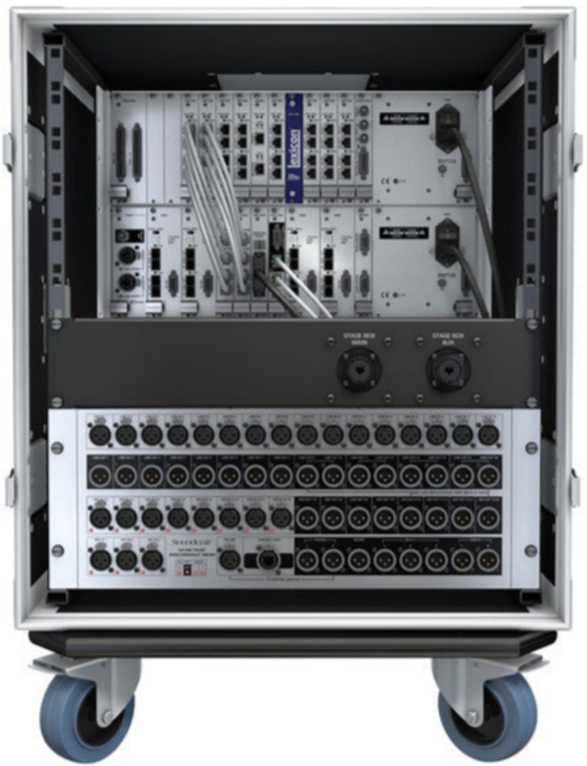 Soundcraft 5059570 Vi5000 Flightcase - 2 x Monitor Mount / 4U of Rack Space