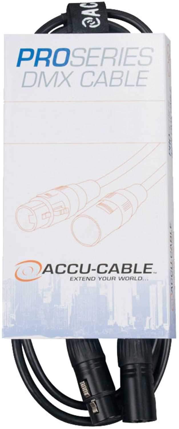 Accu-Cable Pro 3-Pin XLR F to XLR M DMX Cable 15Ft