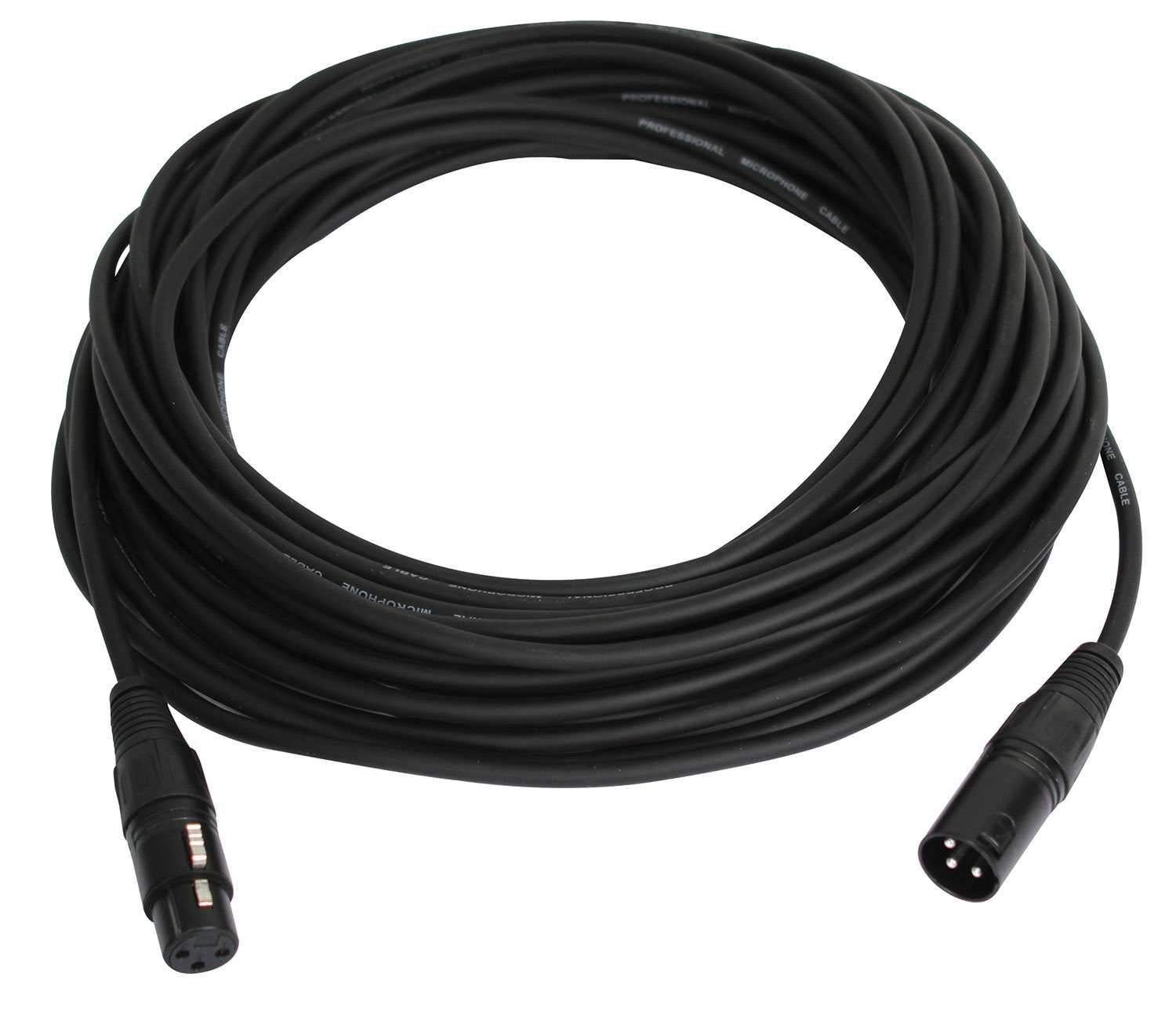 Solena Professional 50ft XLR to XLR Microphone Cable Pair