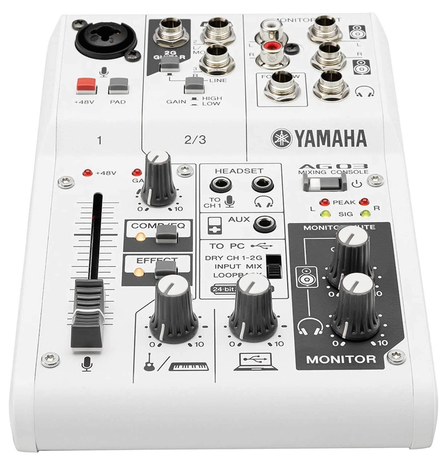 Yamaha AG03 3-Channel USB Audio Interface & Mixer