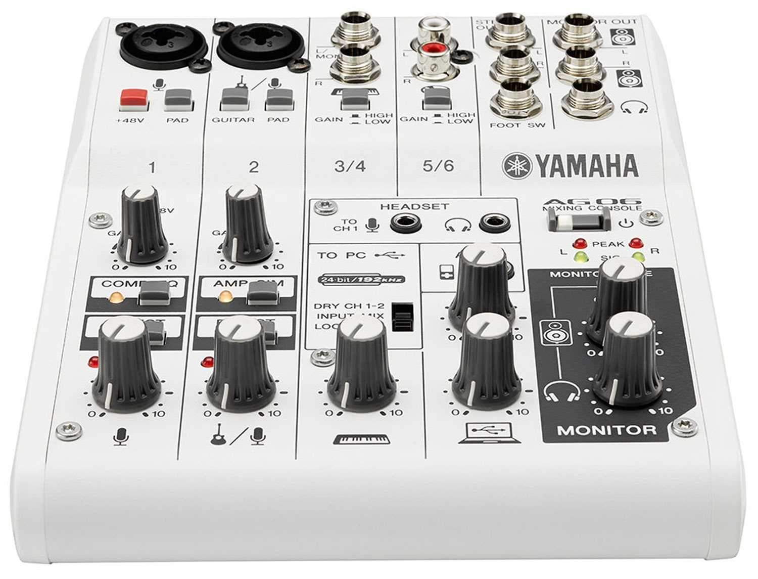 Yamaha AG06 6-Ch USB Audio Interface & Mixer