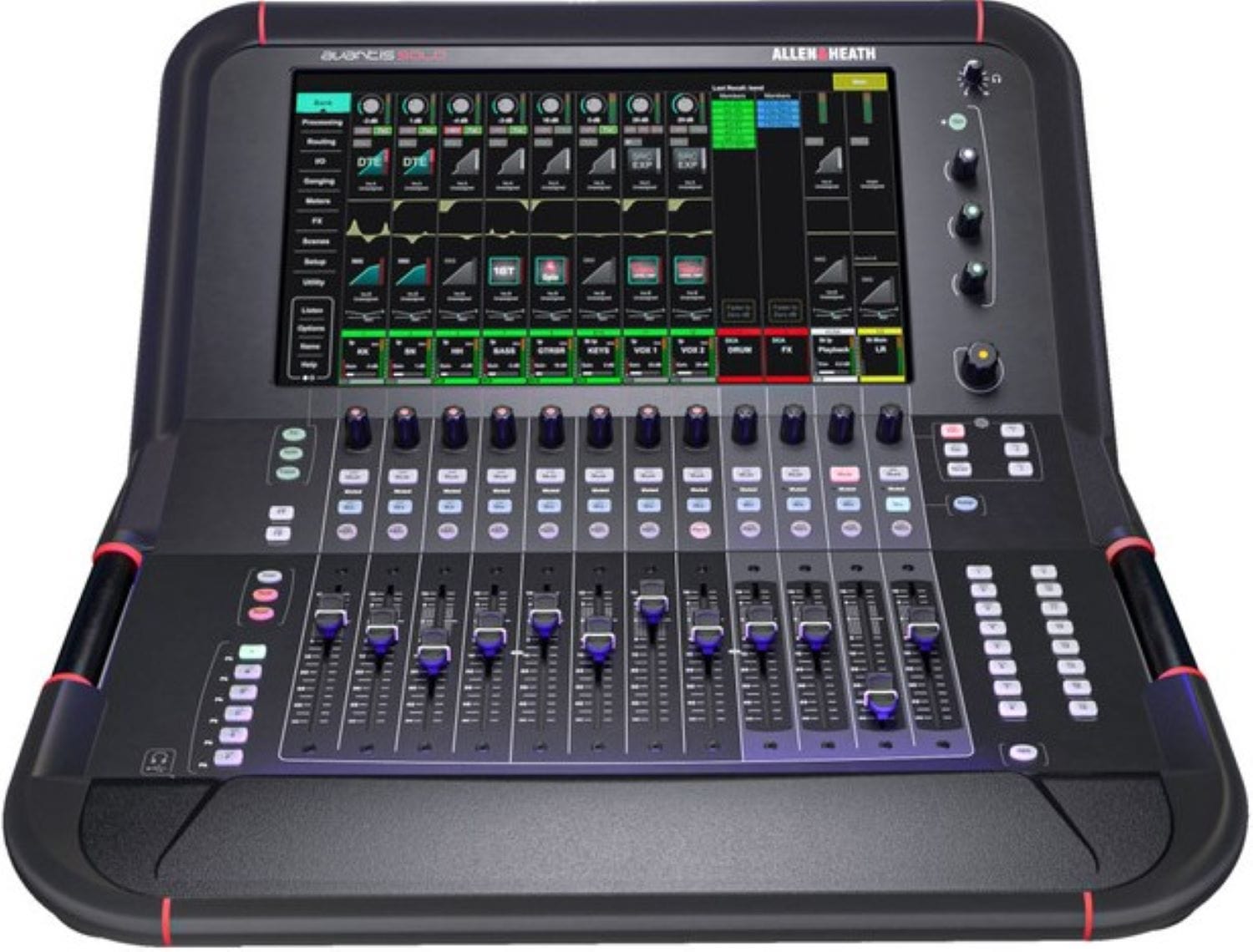 Allen & Heath AH-AVANTIS-SOLO-W-DPACK 64 Input Channel HD Touchscreen Digital Mixer with dPack