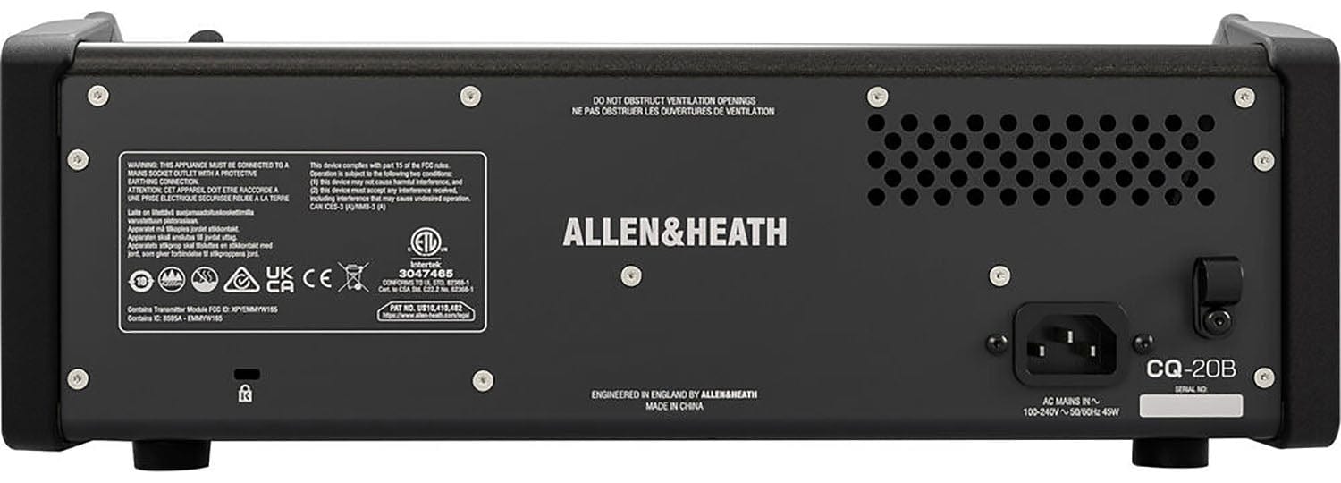 Allen & Heath CQ-20B Compact Digital Mixer