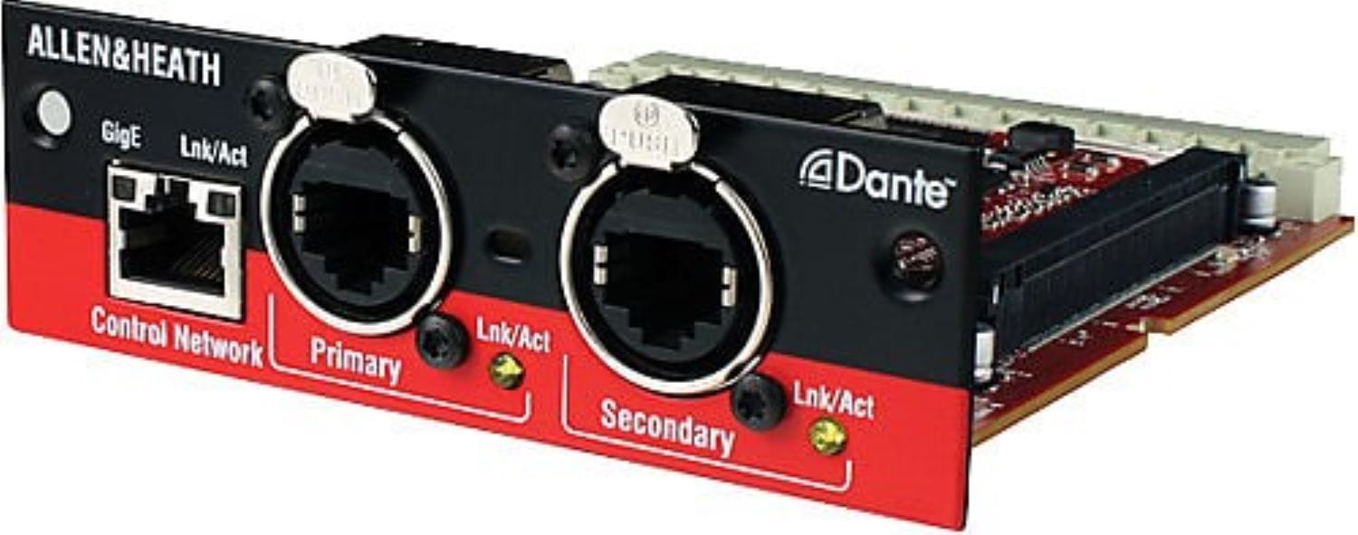 Allen & Heath AH-M-DANTE-A 64 X 64 Dante Card 48kHz / Requires DL-ADAPT-A for dLive and Avantis