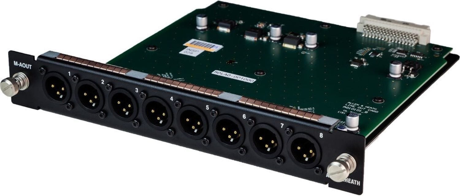 Allen & Heath AH-M-DL-AOUT-A DX32 8-Channel Analog Line Out Module