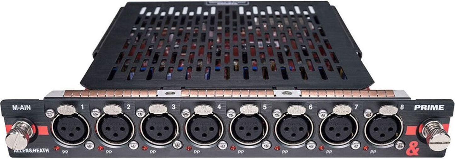 Allen & Heath AH-M-DX32-PRIME-IN-A DX32 PRIME Mic/Line Input Module - 8 XLR Inputs - 32-bit