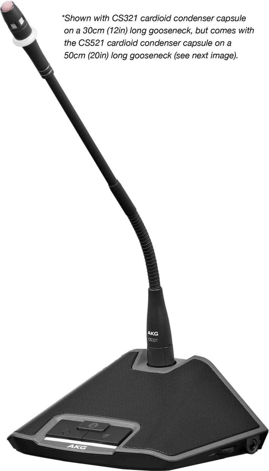 AKG CS3CU50 Chairman Unit w 50CM Gooseneck