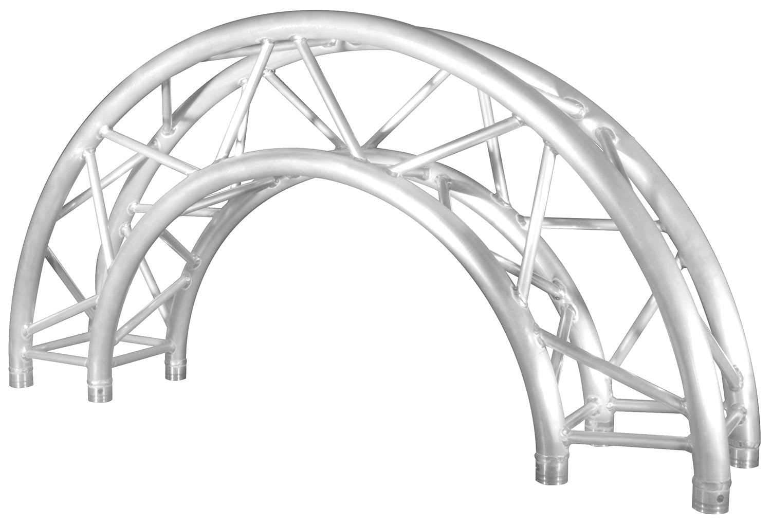 TRUSST CT290-415CIR-180 180-Degree 12-Inch Truss Arc - 1.5-Meter / 4.9-Foot Outside Diameter Circle