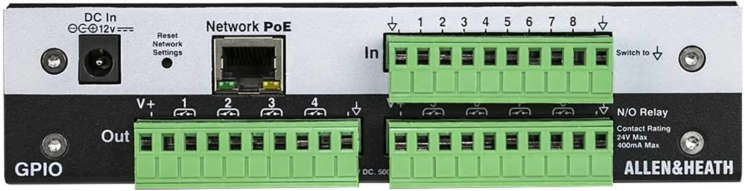 Allen & Heath dLive General Purpose I/O Interface