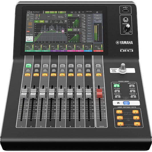 Yamaha DM3-D Professional 22 Channel Ultra-Compact Digital Mixer with Dante