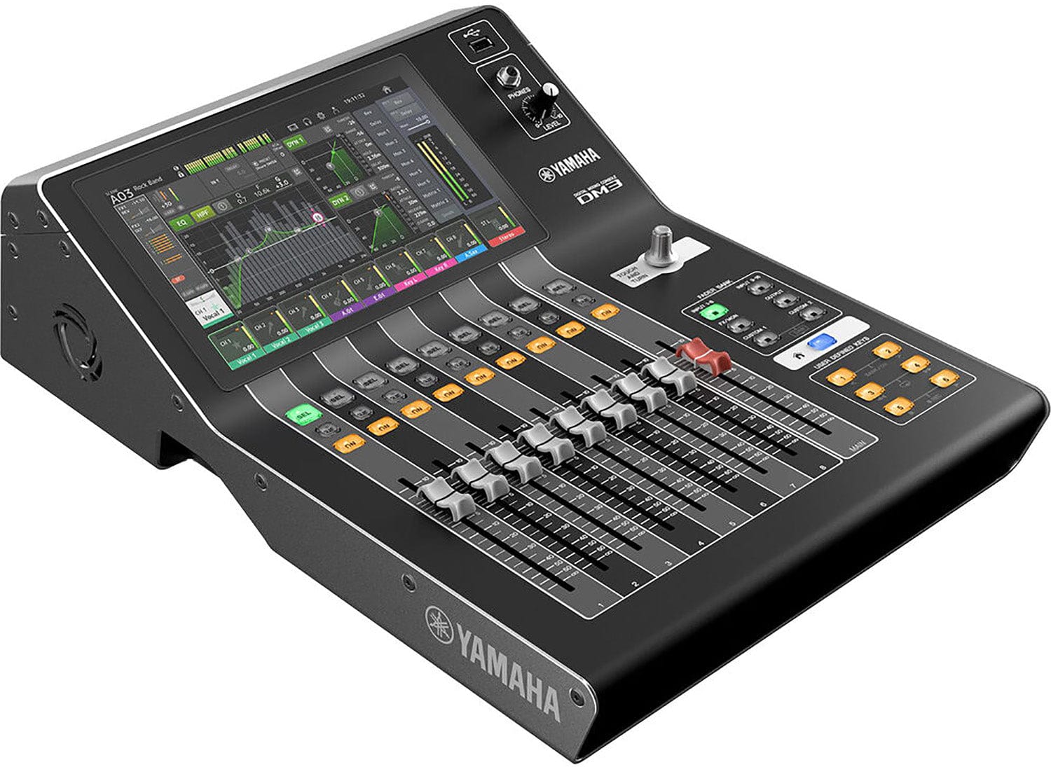 Yamaha DM3-D Professional 22 Channel Ultra-Compact Digital Mixer with Dante