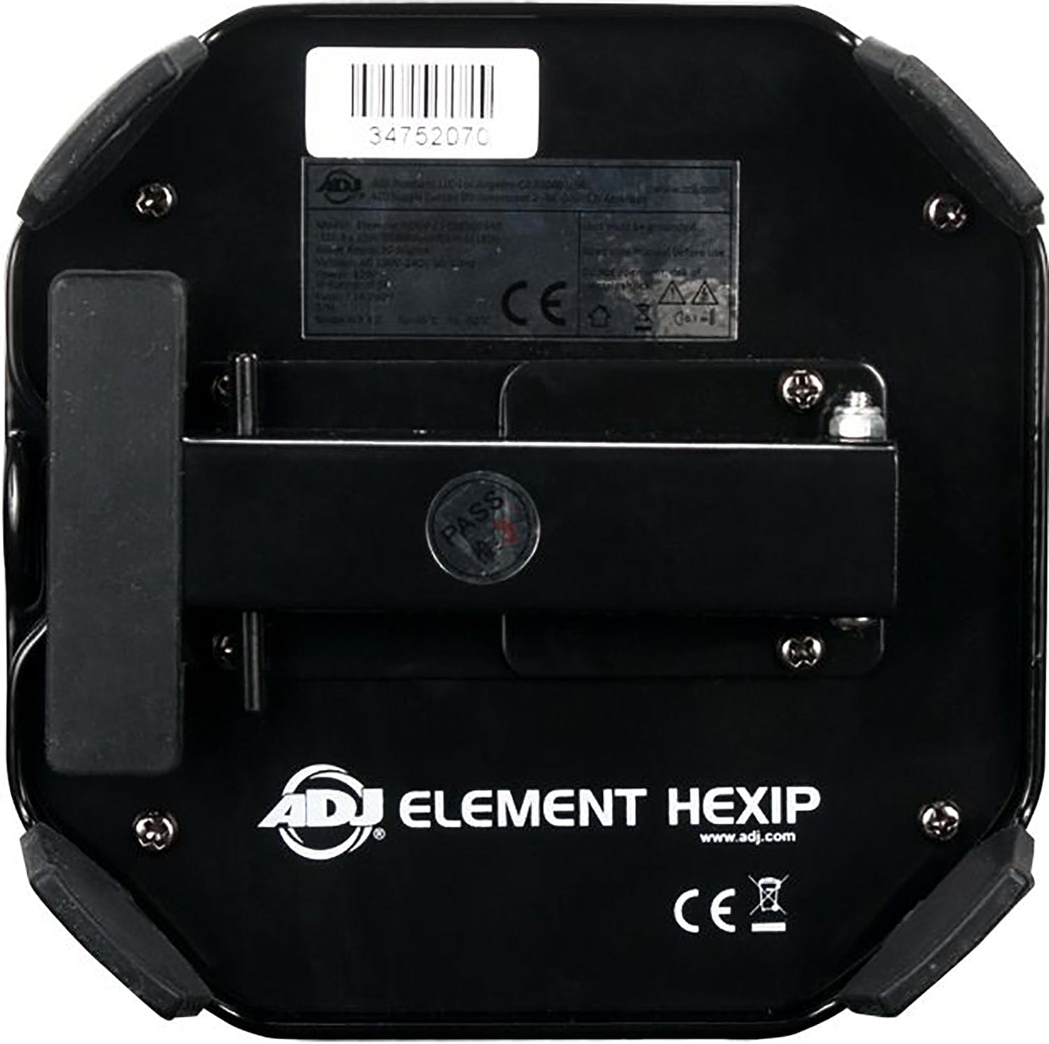 ADJ American DJ ELEMENT-HEX-IP-PC6-PAK 6x Unit Element Hex IP Units with Element PC6 Case