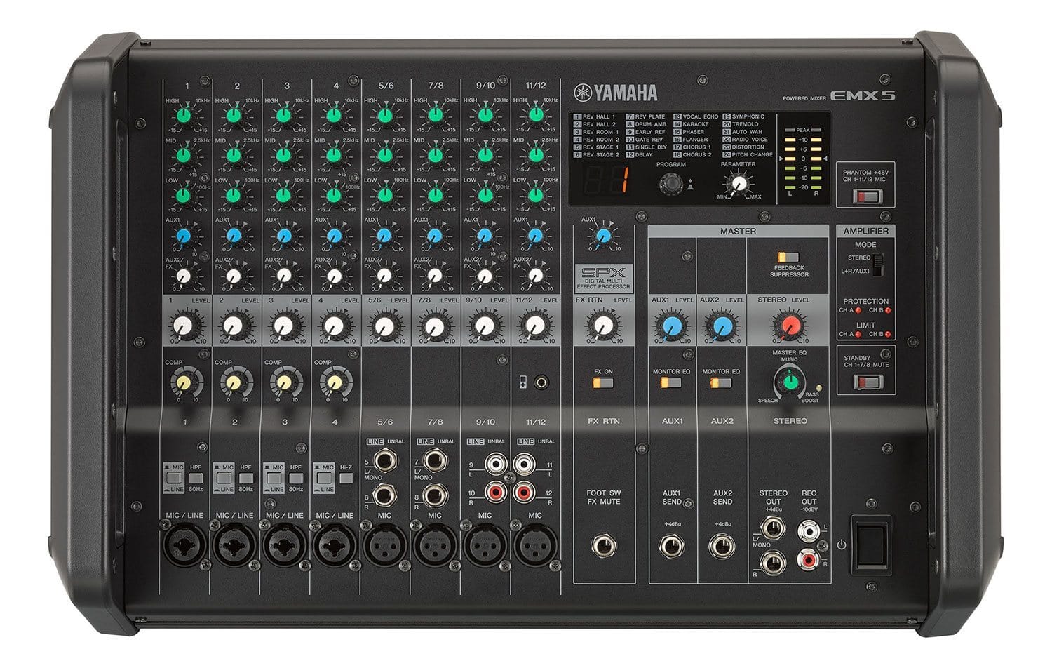 Yamaha EMX5 12 Input Powered Mixer