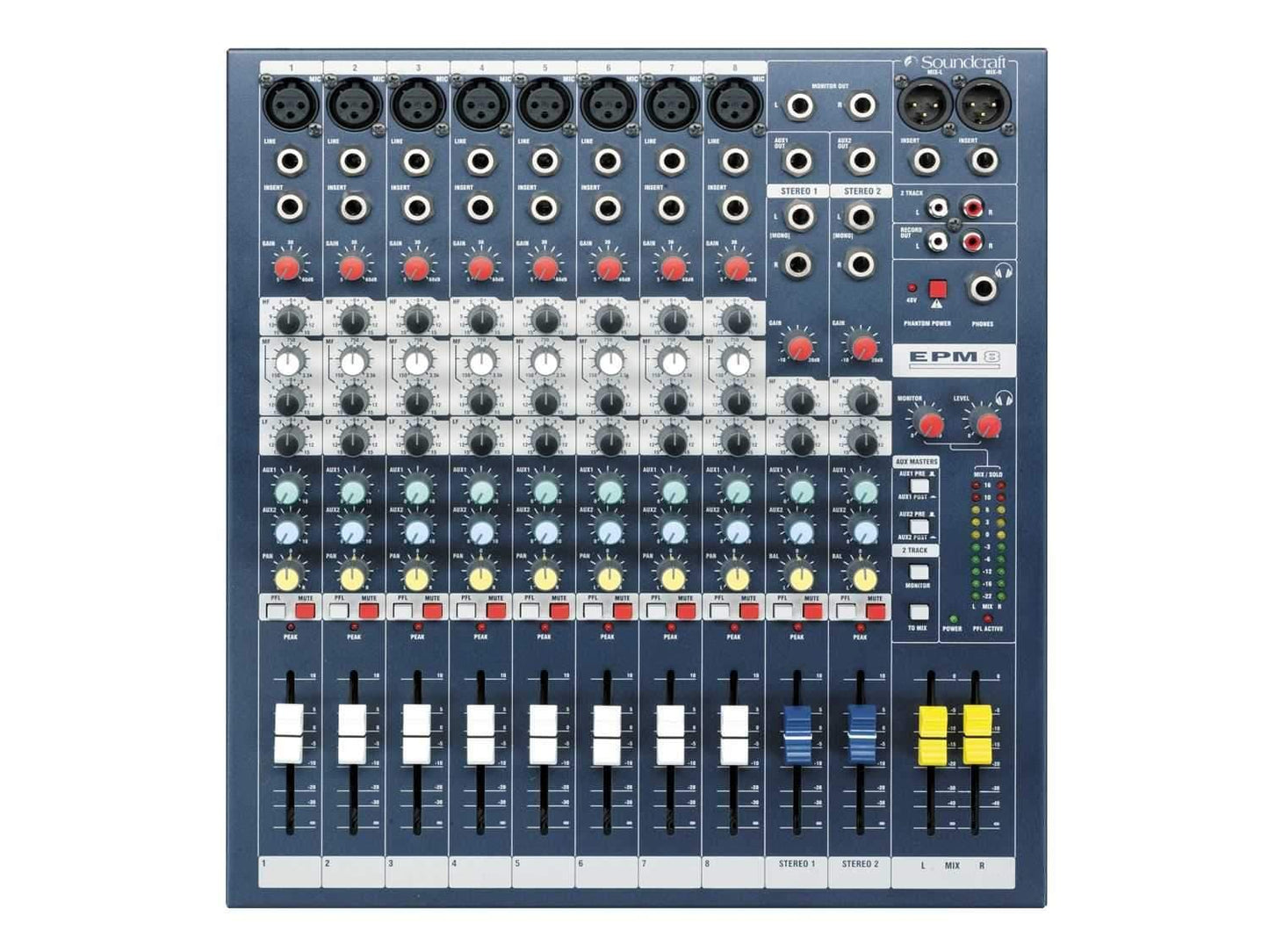 Soundcraft EPM-8 Multipurpose 8 Channel Mixer