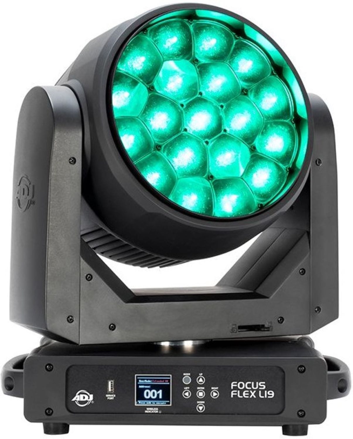 ADJ Focus Flex L19 19x40-Watt RGBL Moving Head