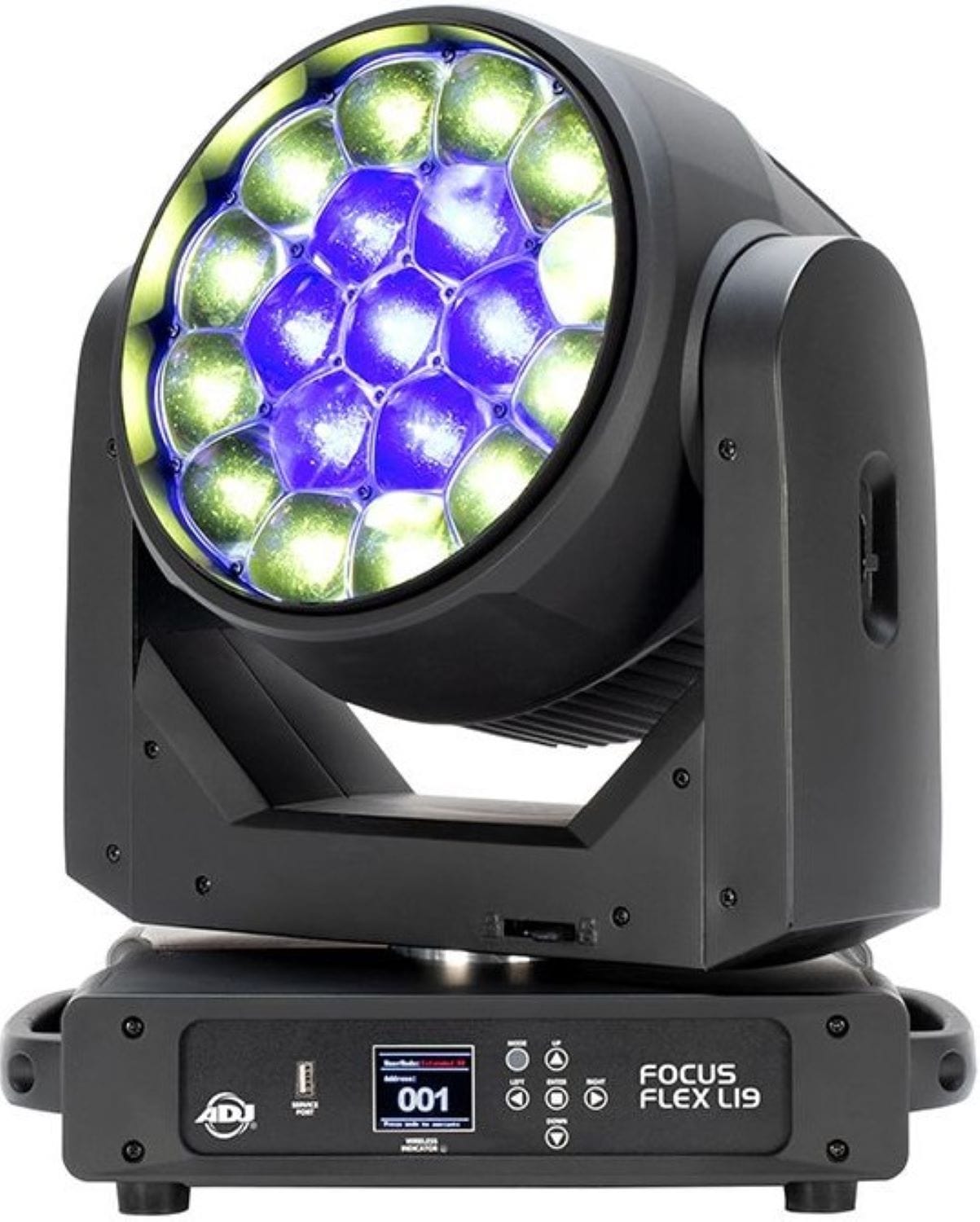 ADJ Focus Flex L19 19x40-Watt RGBL Moving Head