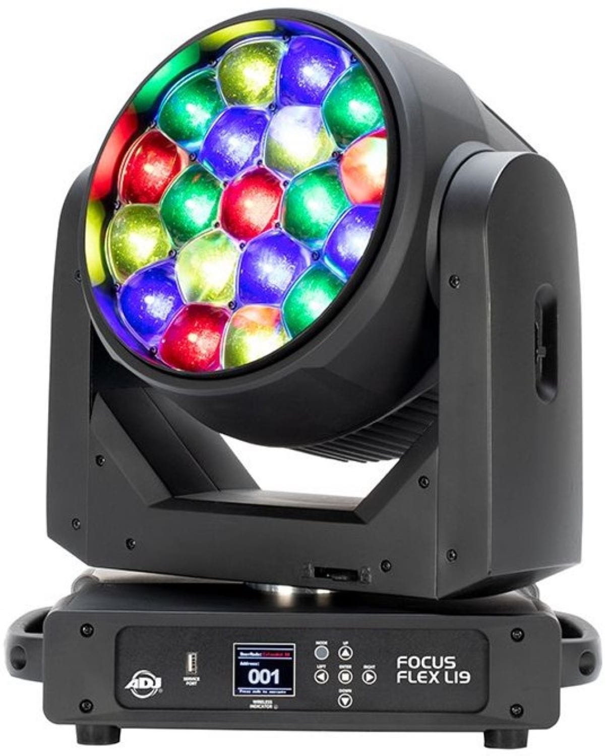 ADJ Focus Flex L19 19x40-Watt RGBL Moving Head