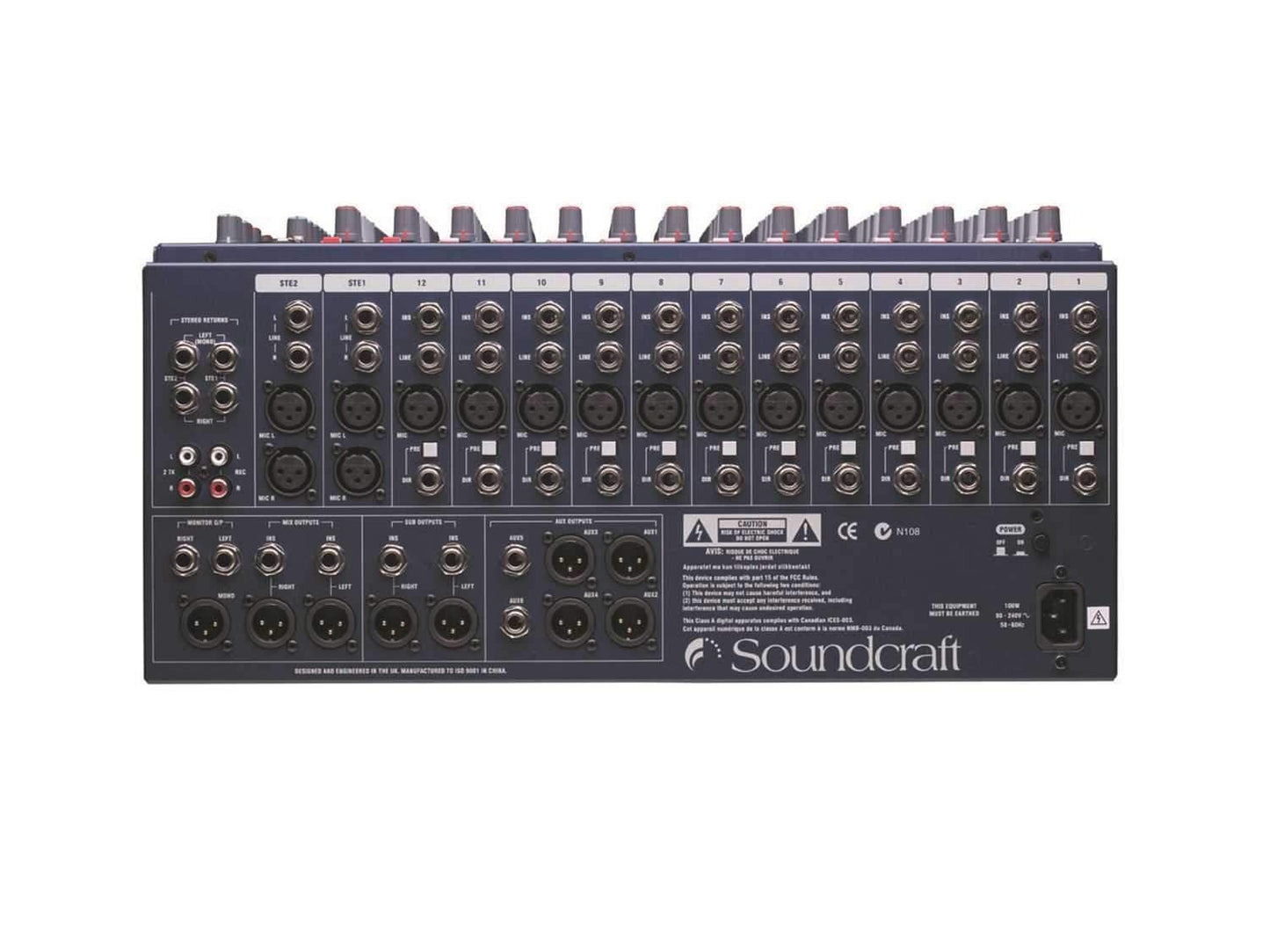 Soundcraft GB2-12-2-Rack Rack Mountable Mixer