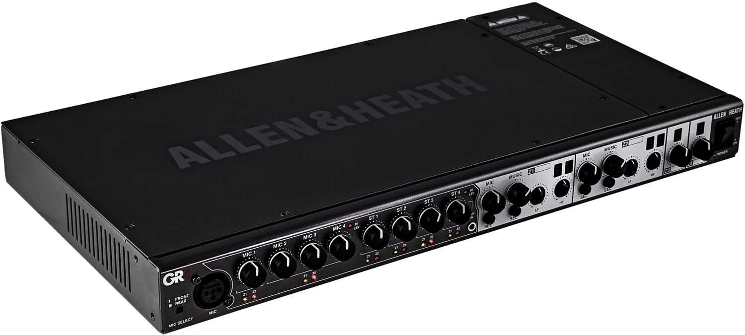 Allen & Heath GR4 Four Zone Rack Mount Mixer