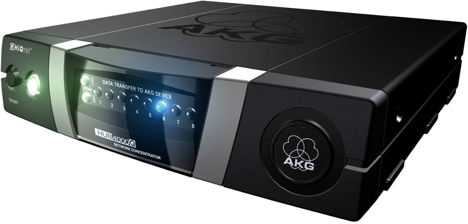 AKG HUB 4000 Q HIQNET Ethernet Interface for DMS700/WMS4000/WMS4500/IVM4/IVM4500 Wireless Systems