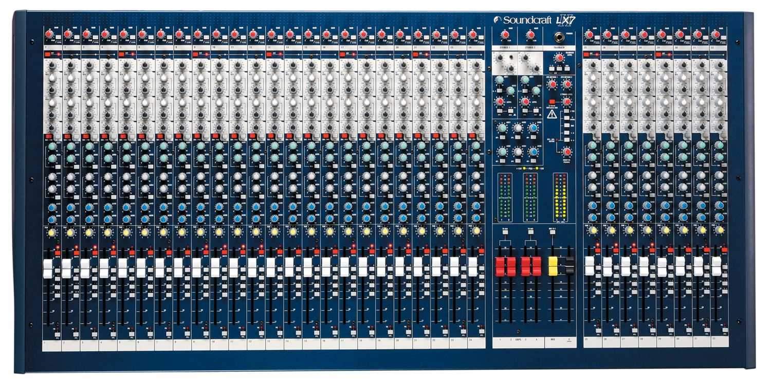 Soundcraft LX7ii 32 Channel Mixer Live Console