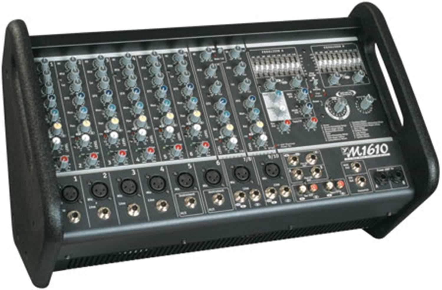 Yorkville M1610-2 2X 800W 10 Input Powered Mixer