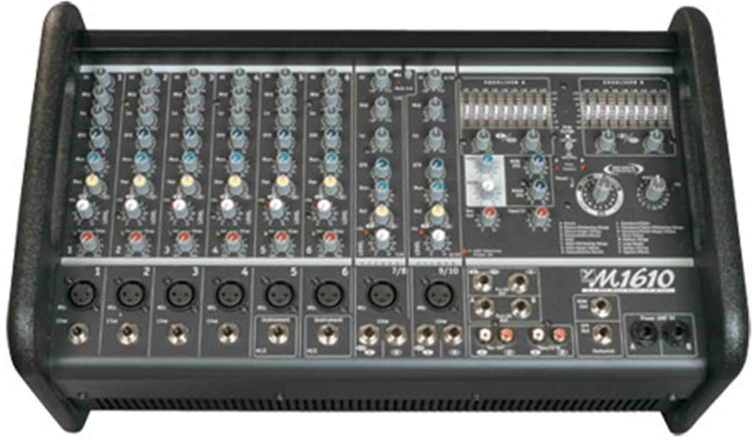 Yorkville M1610-2 2X 800W 10 Input Powered Mixer