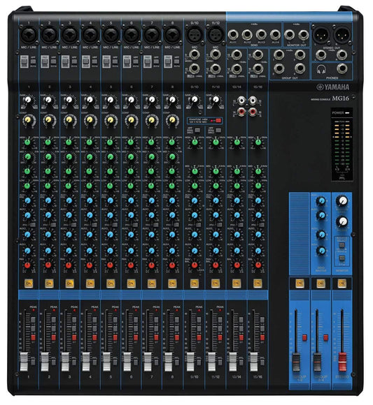 Yamaha MG16 16 Ch Live Sound PA Mixer