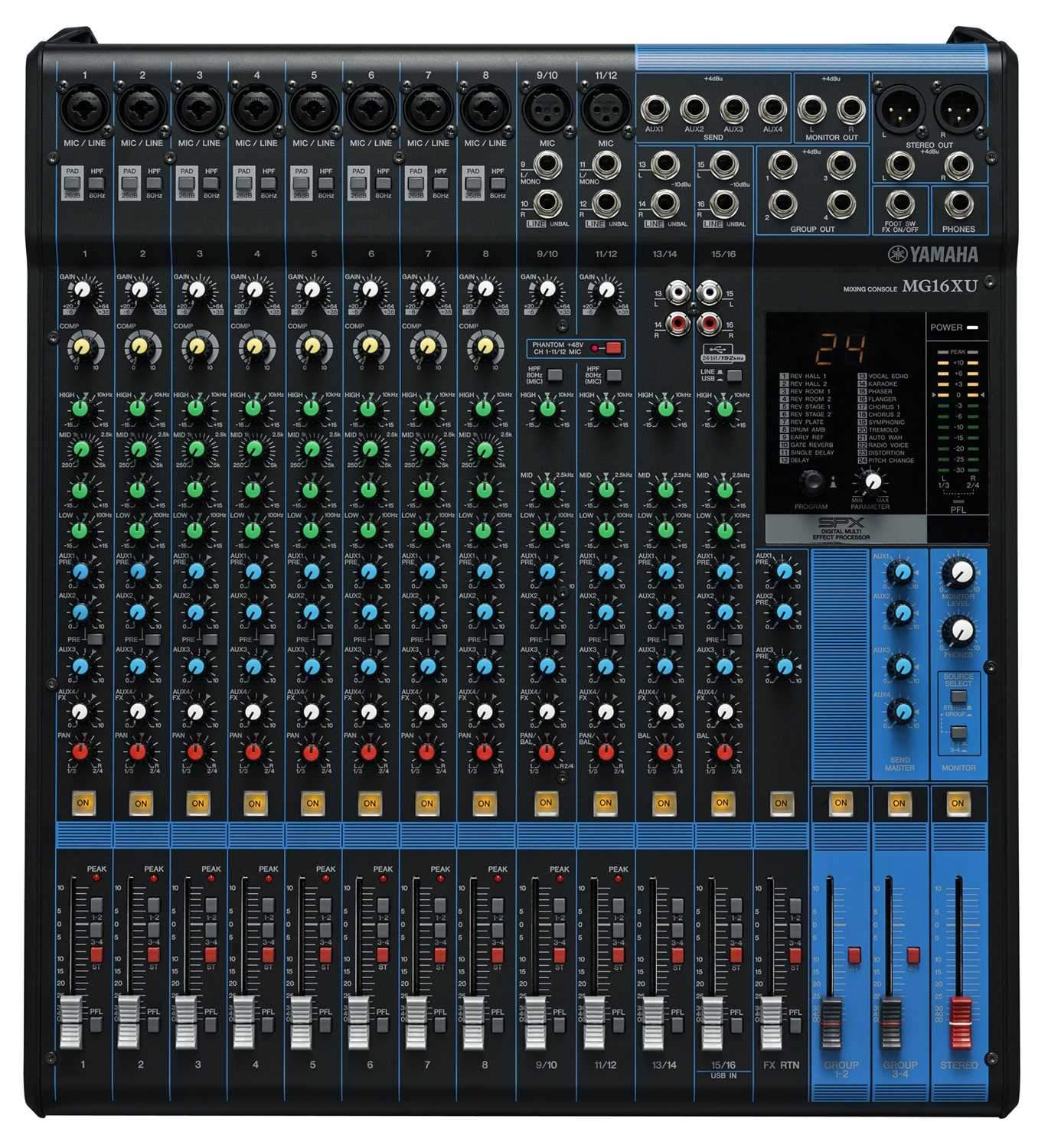 Yamaha MG16XU 16-Channel Mixer with USB Interface