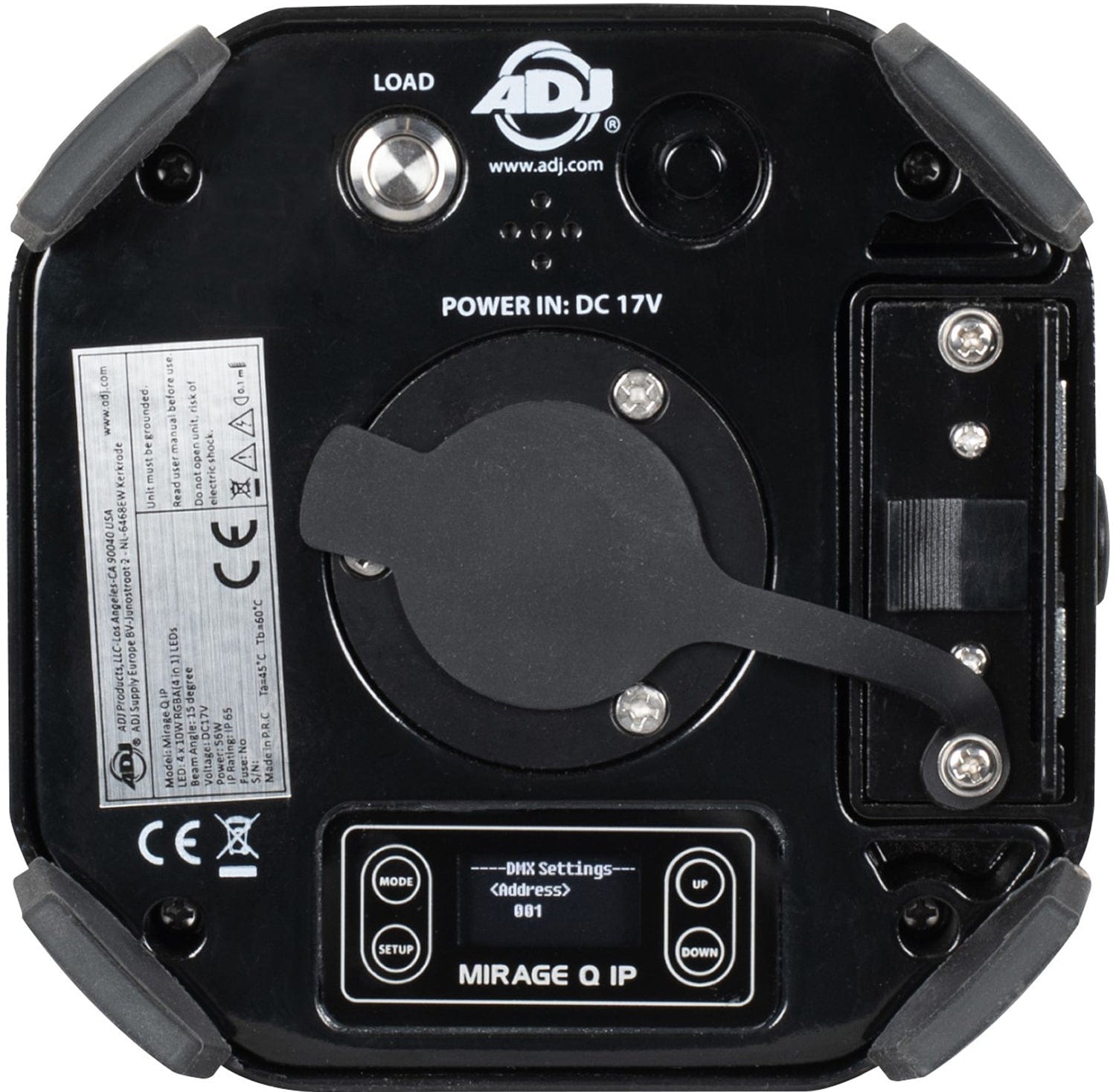 ADJ American DJ MIRAGE-Q-IP IP65 RGBA LED Fixture with Wired Digital Communication Network - Chrome