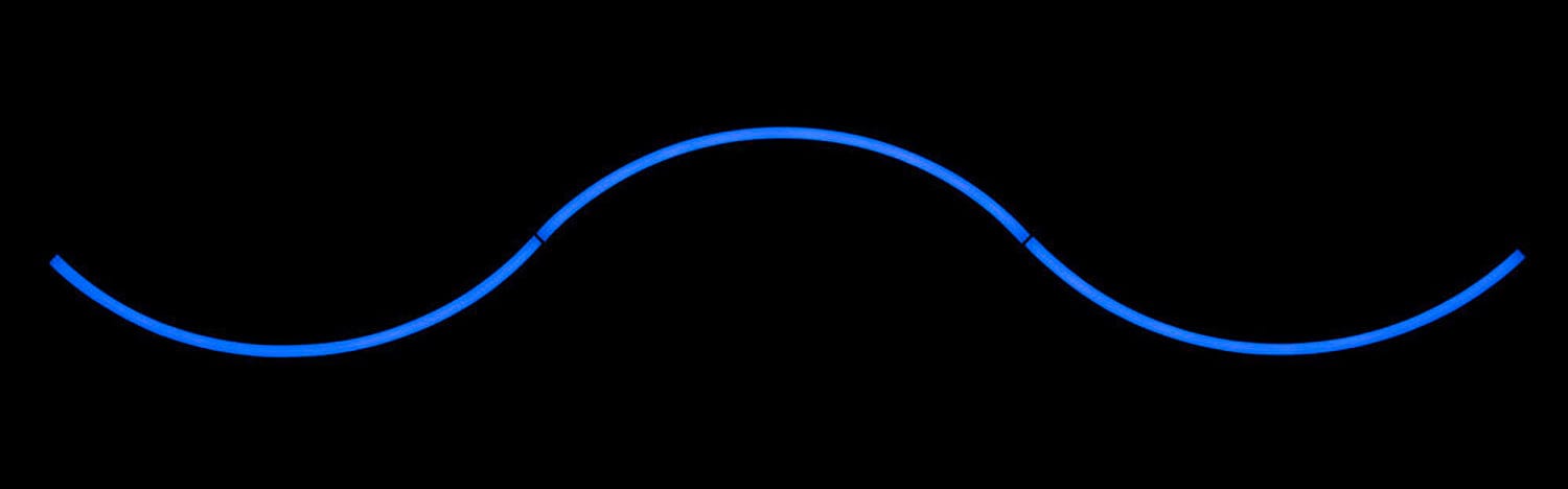 ADJ American DJ PIXIE-CURVE-60 1-Meter Curved LED Strip with Wired Digital Communication Network