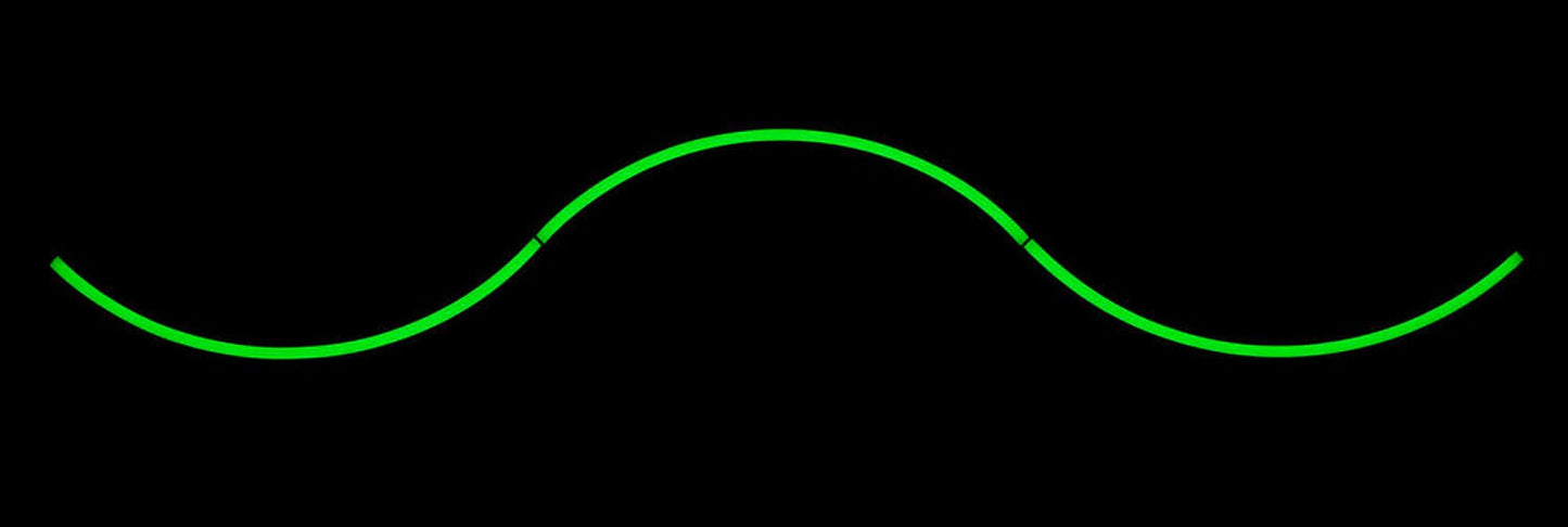 ADJ American DJ PIXIE-CURVE-60 1-Meter Curved LED Strip with Wired Digital Communication Network