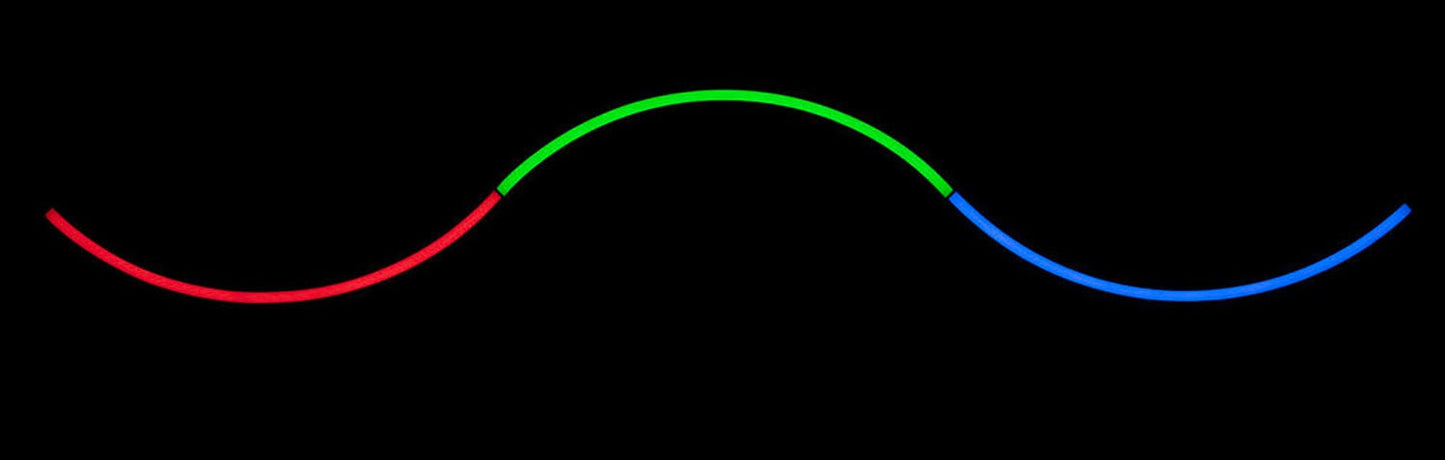 ADJ American DJ PIXIE-CURVE-60 1-Meter Curved LED Strip with Wired Digital Communication Network