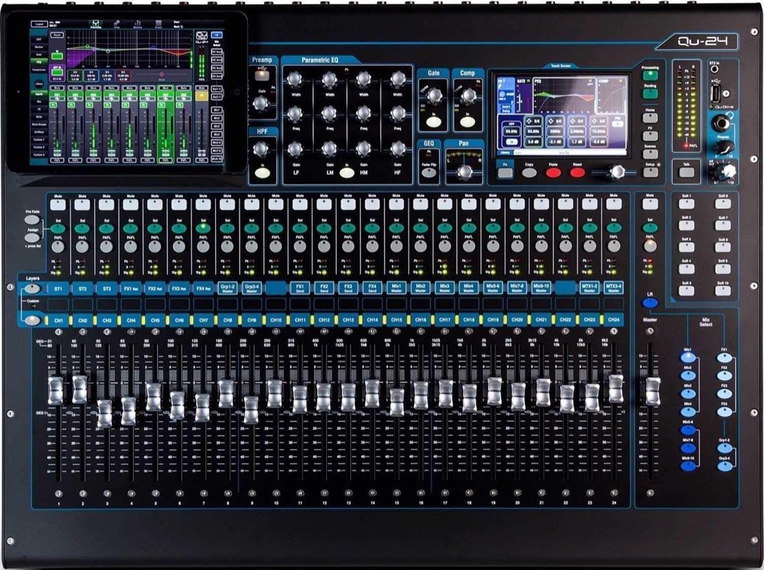 Allen & Heath QU-24 Chrome 24-Ch Digital Mixer