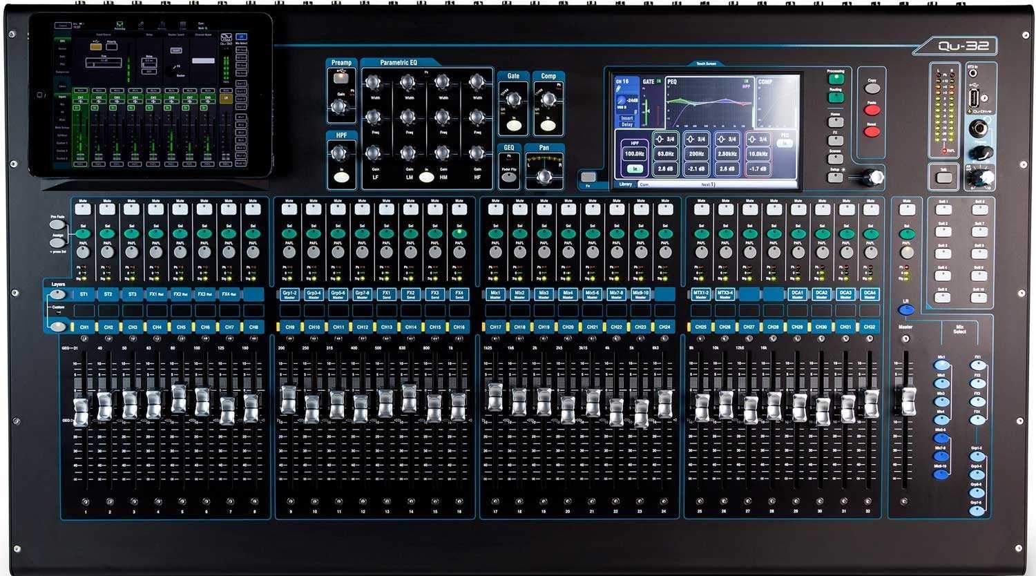 Allen & Heath QU-32 Chrome 32-Ch Digital Mixer