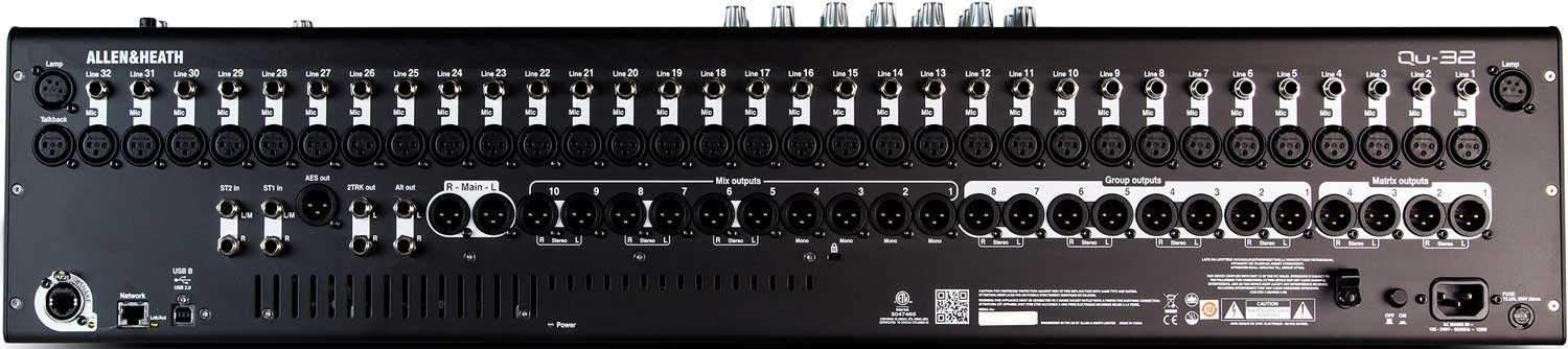 Allen & Heath QU-32 Chrome 32-Ch Digital Mixer