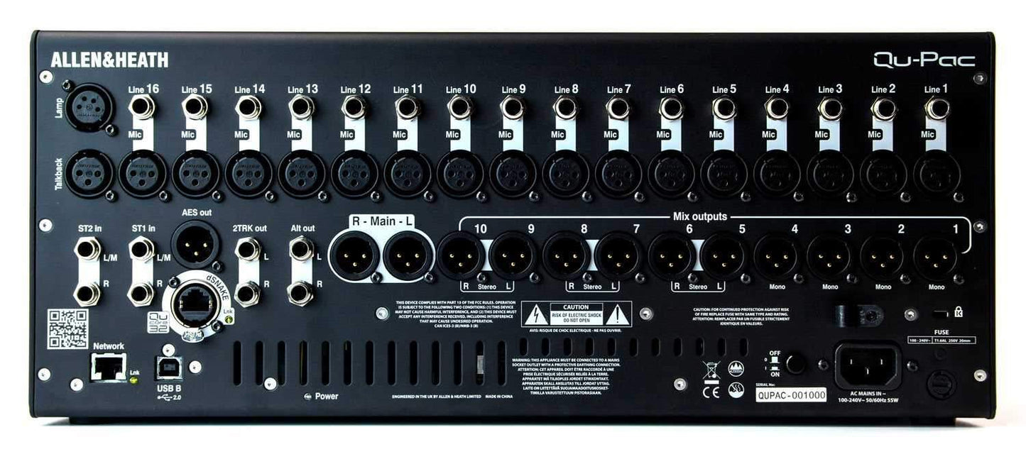 Allen & Heath QU-PAC-32 32-Channel Digital Mixer