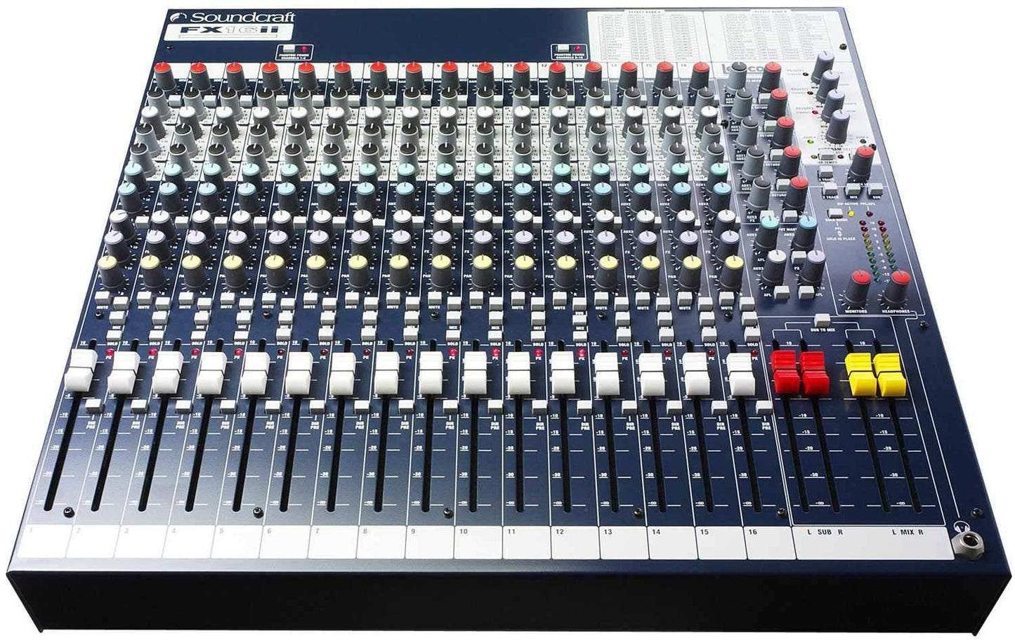 Soundcraft FX16ii 16 ch Live Sound PA Mixer with FX