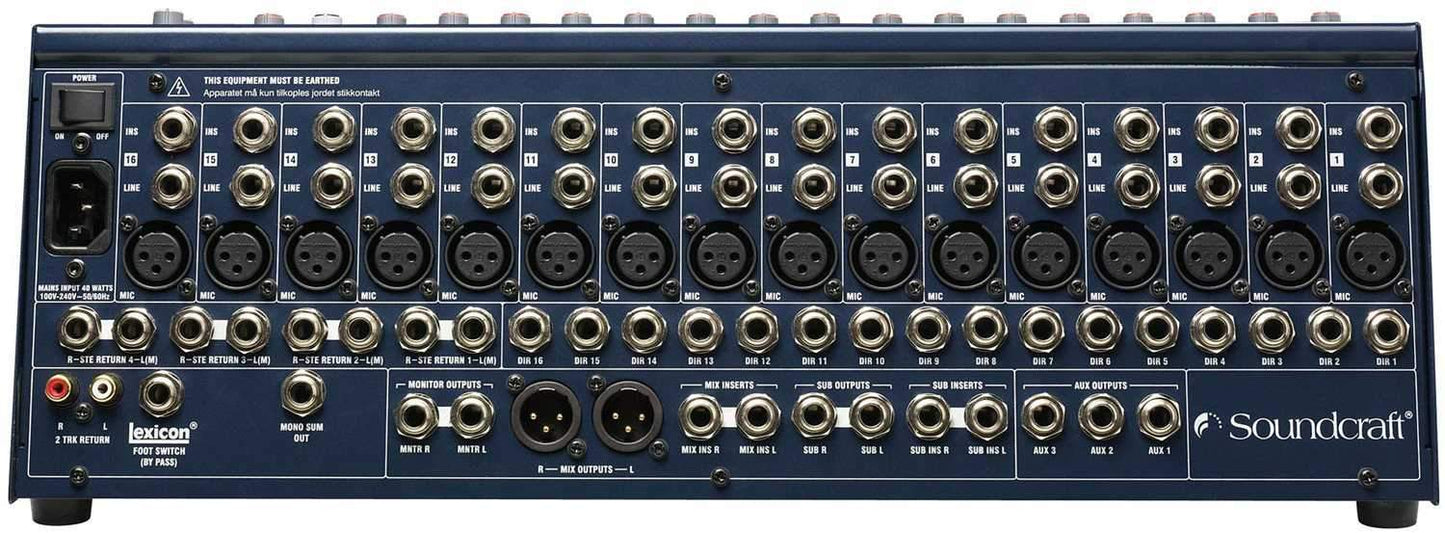 Soundcraft FX16ii 16 ch Live Sound PA Mixer with FX