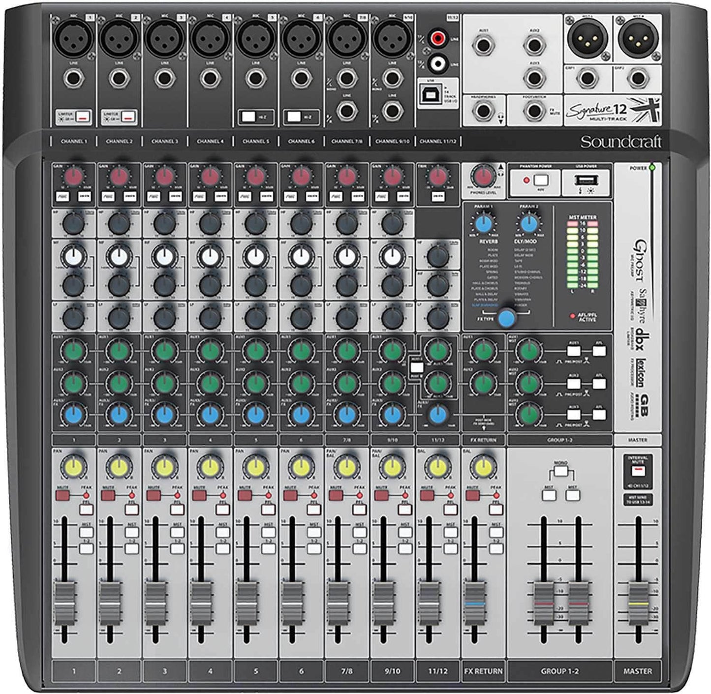 Soundcraft Signature 12MTK 12-Channel Analog Mixer