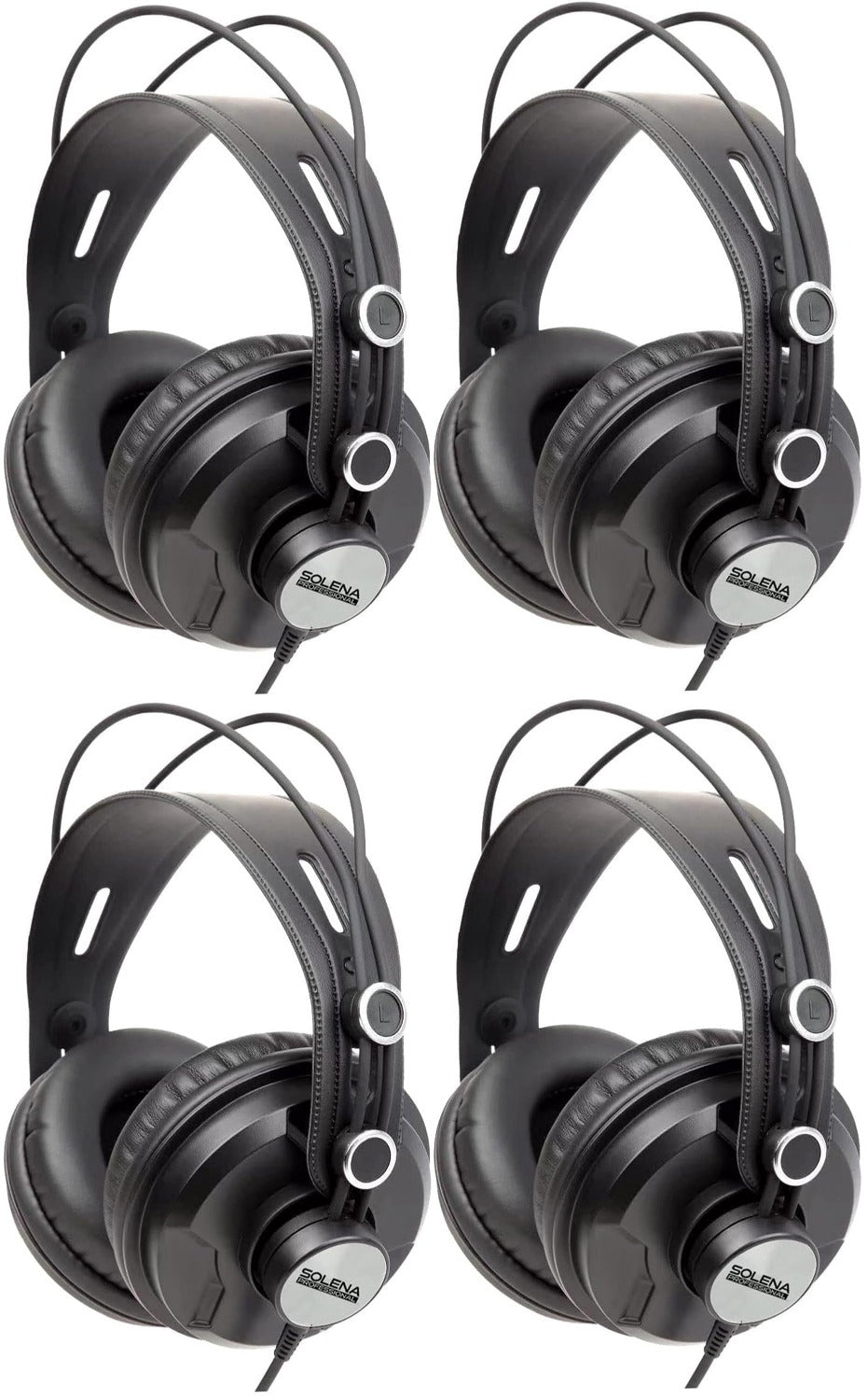 Solena Professional Monitoring Headphones - 4 Pack