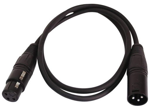 Solena Professional 3ft XLR to XLR Microphone Cable