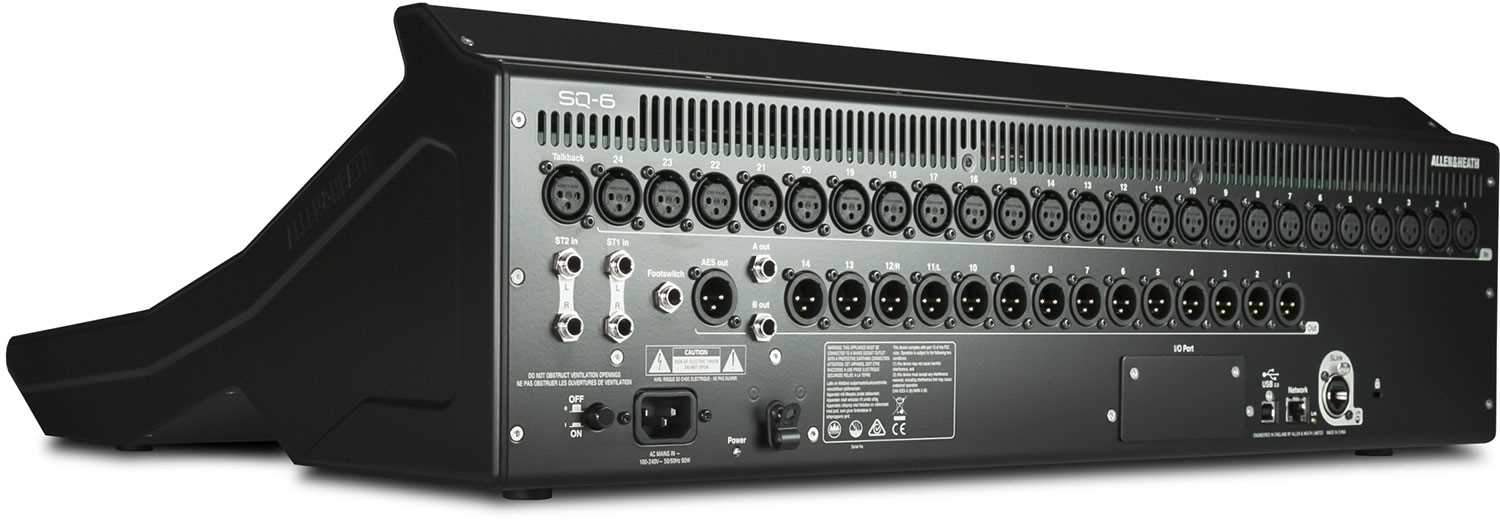 Allen & Heath SQ-6 48-Channel Digital Mixer with 25 Faders